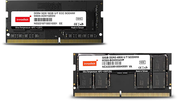 Innodisk представляет DDR4 и DDR5: память, выдерживающую экстремальные температуры 