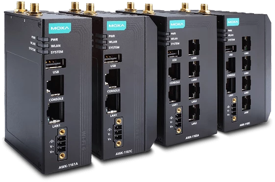 Серия промышленных коммутаторов AWK-1160 от MOXA с поддержкой Wi-Fi 6