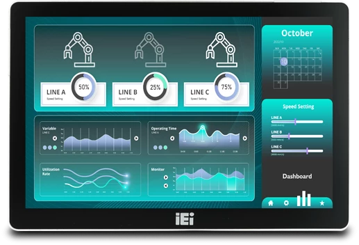 Новая линейка панельных компьютеров AFL4-ADLP от IEI для легкой промышленности 