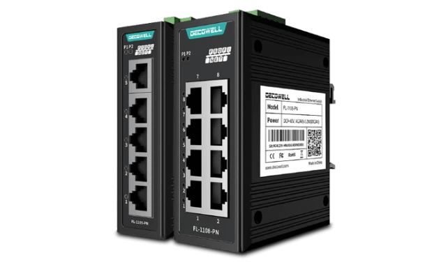 Decowell представляет серию FL – новые промышленные Ethernet-коммутаторы 