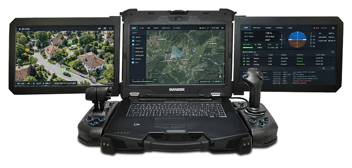 Защищённая мобильная рабочая станция с тремя экранами Z14I-DX3 от Durabook