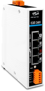 Шлюз ECAT-2601 для сетей EtherCAT и систем, использующих протоколы Modbus и OPC UA 