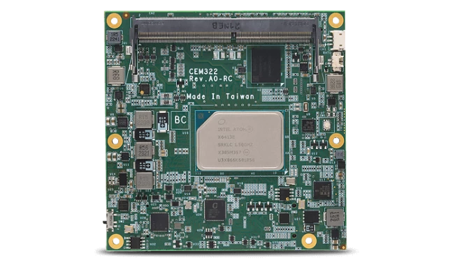 CEM322 Axiomtek: компактная процессорная плата COM Express Type 6