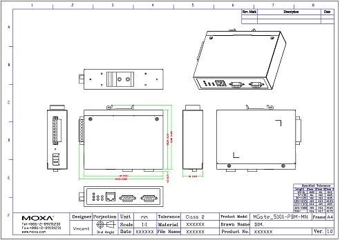MGate 5101-PBM-MN-T