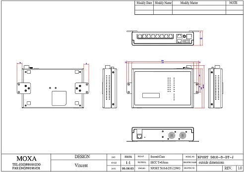 NPort 5610-8-DT-J w/o adaptor