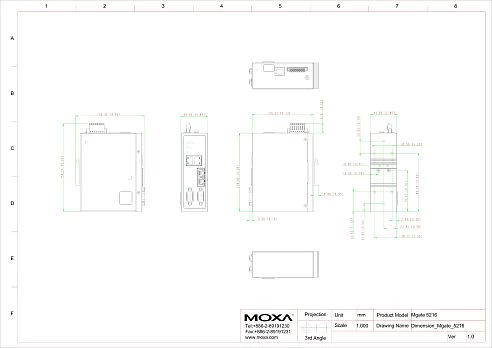 MGate 5216-T
