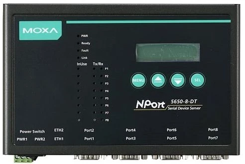 NPort 5650-8-DT w/o adaptor